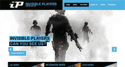 Desktop Screenshot of invisible-players.com